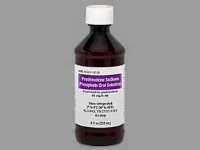 prednisolone sodium phosphate 25 mg/5 mL (5 mg/mL) oral solution