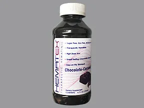 Hematex 100 mg iron/5 mL oral liquid