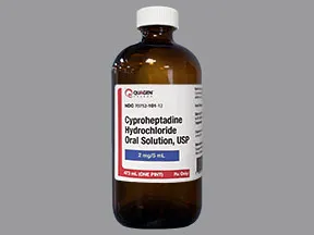 cyproheptadine 2 mg/5 mL oral syrup