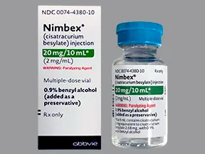 Nimbex 2 mg/mL intravenous solution