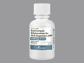 erythromycin ethylsuccinate 200 mg/5 mL oral powder for suspension