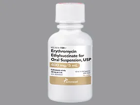 erythromycin ethylsuccinate 400 mg/5 mL oral powder for suspension