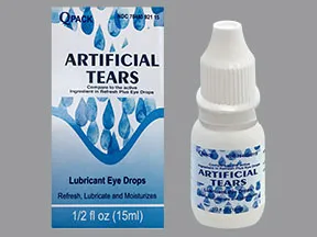 Artificial Tears (carboxymethylcellulose) 1 % eye drops