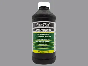 Geri-Tussin DM 10 mg-100 mg/5 mL oral liquid