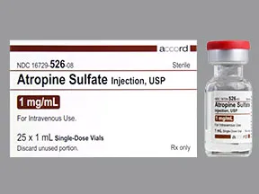 atropine 1 mg/mL intravenous solution