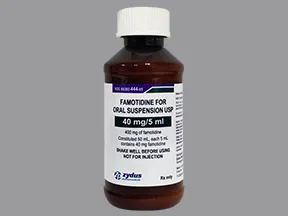 famotidine 40 mg/5 mL (8 mg/mL) oral suspension