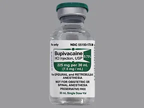 bupivacaine (PF) 0.75 % (7.5 mg/mL) injection solution