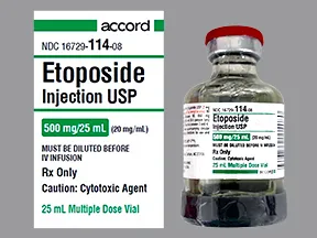 etoposide 20 mg/mL intravenous solution