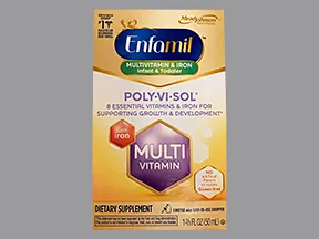 Poly-Vi-Sol with Iron 11 mg iron/mL oral drops