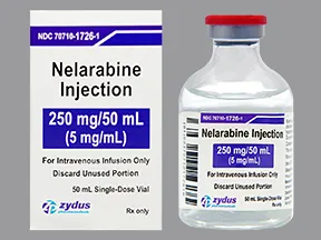 nelarabine 250 mg/50 mL intravenous solution