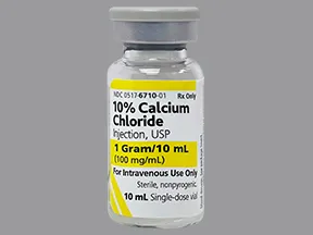 calcium chloride 100 mg/mL (10 %) intravenous solution