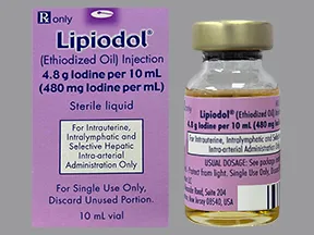 Lipiodol 480 mg iodine/mL oil for injection