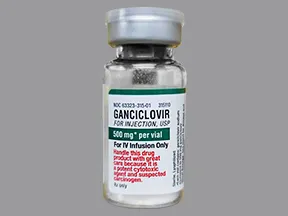 ganciclovir sodium 500 mg intravenous solution