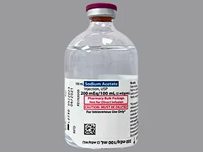 sodium acetate 2 mEq/mL intravenous solution