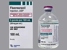 fluorouracil 5 gram/100 mL intravenous solution