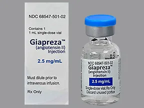 Giapreza 2.5 mg/mL intravenous solution