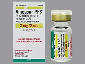 Vincasar PFS 2 mg/2 mL intravenous solution