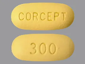 Korlym 300 mg tablet