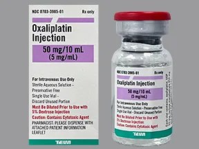 oxaliplatin 50 mg/10 mL (5 mg/mL) intravenous solution