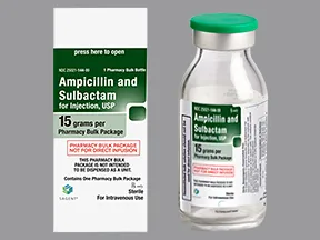 ampicillin-sulbactam 15 gram solution for injection