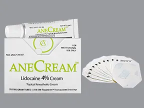 Anecream (with dressings) 4 % topical kit