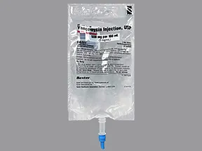 vancomycin 500 mg/100 mL in dextrose 5 % intravenous piggyback