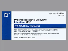 prochlorperazine edisylate 10 mg/2 mL (5 mg/mL) injection solution