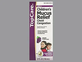 Child Mucus Relief Expectorant 100 mg/5 mL oral liquid