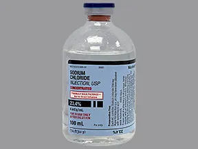 sodium chloride 4 mEq/mL intravenous solution