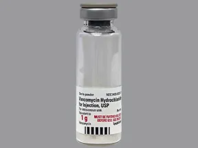 vancomycin 1,000 mg intravenous injection
