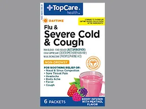 Flu-Severe Cold-Cough Daytime 10 mg-20 mg-650 mg oral powder packet