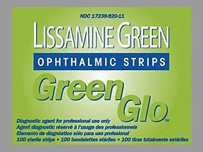 Green Glo 1.5 mg eye strips