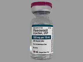 fluorouracil 500 mg/10 mL intravenous solution