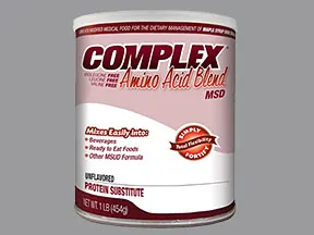 Complex MSUD Amino Acid Blend 10 gram-42 kcal/13 gram oral powder