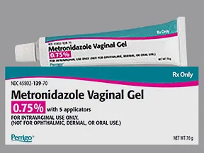 metronidazole 0.75 % (37.5 mg/5 gram) vaginal gel