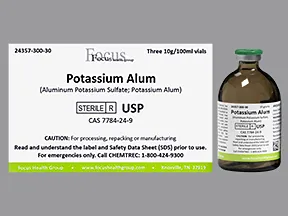 potassium alum (bulk) powder