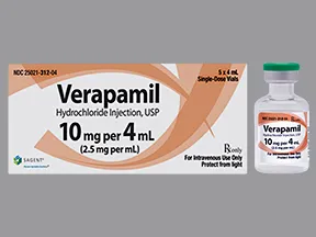 verapamil 2.5 mg/mL intravenous solution