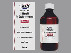 sildenafil (pulmonary hypertension) 10 mg/mL oral powdr for suspension
