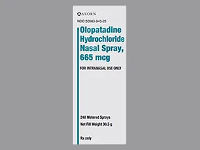 olopatadine 0.6 % nasal spray