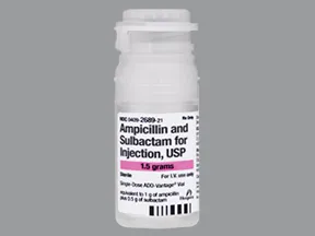 ampicillin-sulbactam 1.5 gram intravenous solution