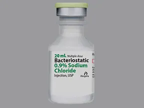 sodium chloride 0.9 %, bacteriostatic injection solution