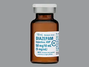 diazepam 5 mg/mL injection solution