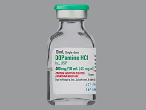 dopamine 400 mg/10 mL (40 mg/mL) intravenous solution