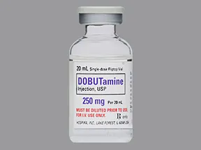 dobutamine 250 mg/20 mL (12.5 mg/mL) intravenous solution