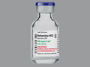 ketamine 100 mg/mL injection solution