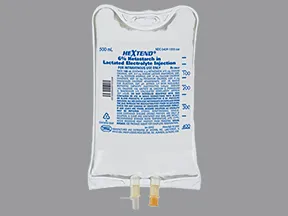 Hextend 6 % intravenous solution