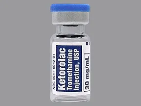 ketorolac 30 mg/mL (1 mL) injection solution
