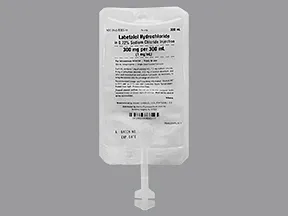 labetalol 1 mg/mL in sodium chloride (iso) intravenous solution