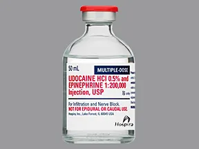 lidocaine-epinephrine 0.5 %-1:200,000 injection solution