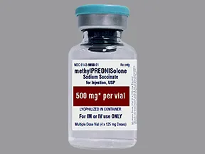 methylprednisolone sodium succinate 500 mg intravenous solution
